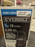 Everbilt 1/6 HP Plastic Submersible Utility Pump, Appears to be New in Factory Sealed Box Retail