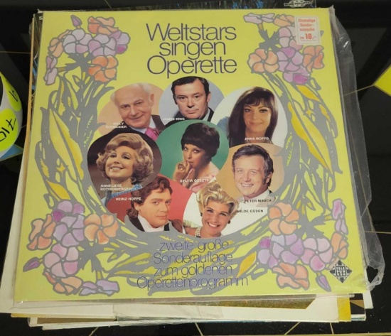 Weltstars Singen Operette Record $1 STS