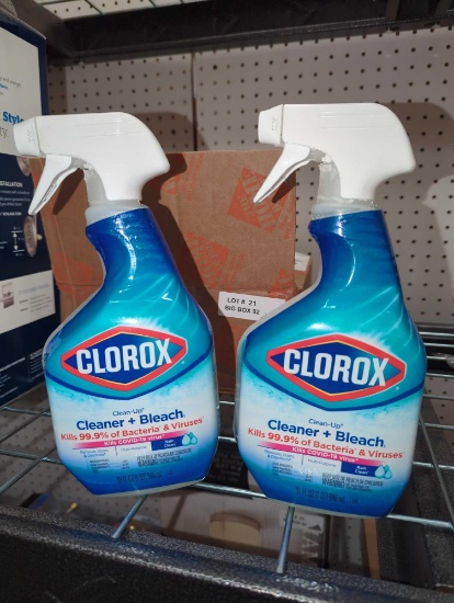 Clorox Clean-Up 32 oz. Rain Clean Scent All-Purpose Cleaner with Bleach Spray, Retail Price $6/Each,