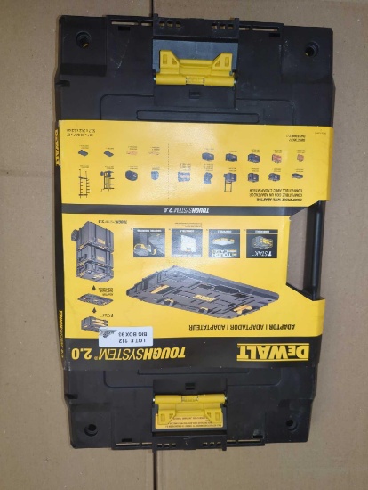 DEWALT Adaptor Plate for TOUGHSYSTEM 2.0, Retail Price $25, Appears to be New, What You See in the