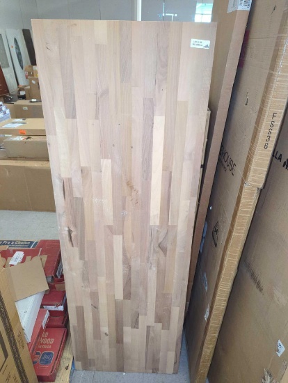 Butcher Block, Approximate Dimensions - 74" L x 25.25" W x 1.50" D, Appears to be New, What You See