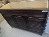 Home Decoraters Collection (Paint Chips under Right Cabinet Door) Sedgewood Single Sink Bath Vanity