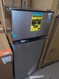 Avanti (Damaged) Apartment Refrigerator, 7.3 cu. ft, in Stainless Steel, Approximate Dimensions -