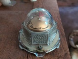 (LR) VINTAGE MOVA PRODUCTS TABLETOP FAHRENHEIT THERMOMETER. MARKED ON THE BOTTOM. MEASURES 4