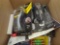 Box Lot of Assorted Items to Include Stud sensor HD25, General Combo Moisture Meter, My Touch Smart