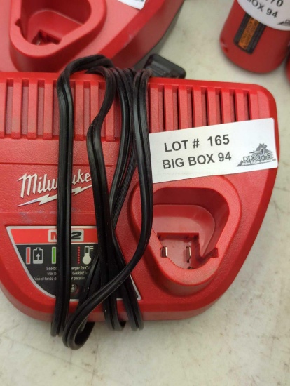 Milwaukee M12 12-Volt Lithium-Ion Battery Charger, Appears to be New Out of the Box Retail Price