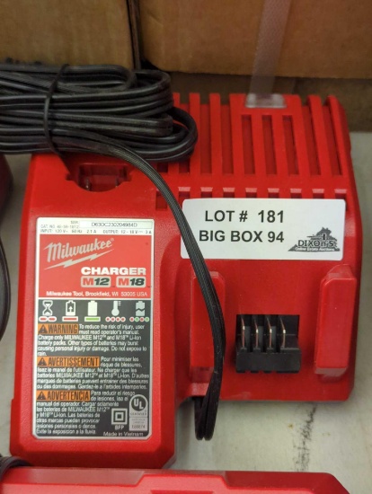 (No Battery) Milwaukee M18 18-Volt Lithium-Ion XC Charger, Appears to be New Out of the Package