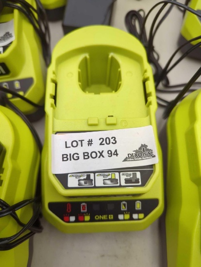 (No Battery) RYOBI ONE+ 18V Lithium-Ion 2.0 Ah Compact Battery Charger, Appears to be New in Out of