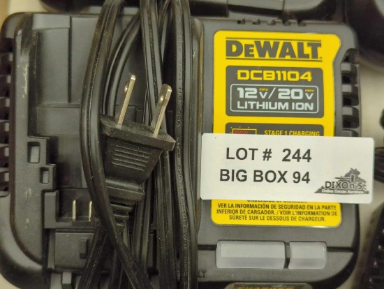 (No Battery) DEWALT 4 Amp Battery Charger, Appears to be New Out of the Package Retail Price Value