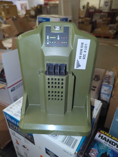 Green Machine 62V Charger with Cooling Fan, Retail Price $99, Appears to be Used, What You See in