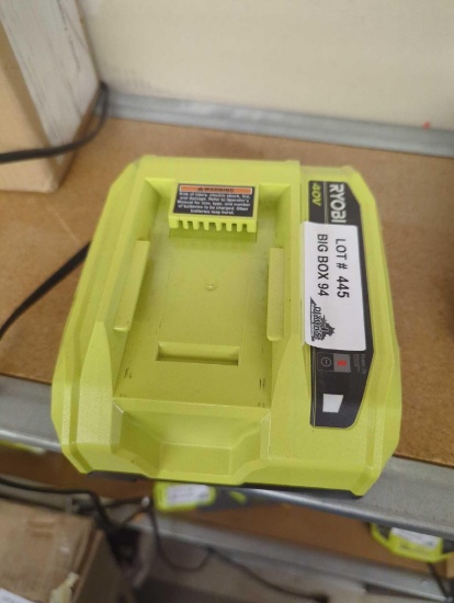 RYOBI 40V Lithium-Ion Rapid Charger, Retail Price $119, Appears to be Used, What You See in the