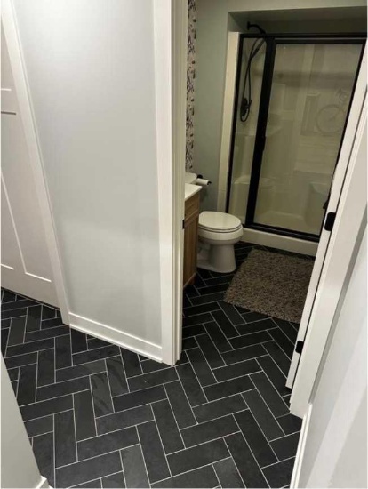 Lot of 5 Boxes of MSI Montauk Black 3 in. x 6 in. Gauged Slate Floor and Wall Tile (5 sq. ft. /