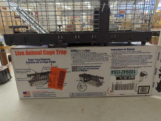 Havahart Small 1-Door Humane Catch-and-Release Live Animal Cage Trap for Squirrel, Weasel, Chipmunk,