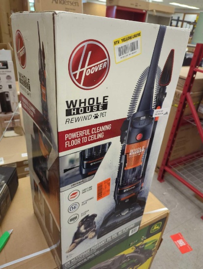 HOOVER WindTunnel 2 Whole House Rewind, Bagless, Corded, HEPA Filter, Upright Vacuum Cleaner, Carpet
