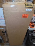 Box of 5 Peak Aluminum Railing 42 in. H x 4 in. W Black Aluminum Deck Railing End Posts, Retail