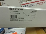 Lot of 2 Glacier Bay 18 in. x 1-1/2 in. Concealed Screw ADA Compliant Grab Bar in White, Appears to