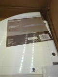 Box Lot of 4 12 in. W x 12 in. D White Floating MDF Corner Decorative Wall Shelf, Appears to be New