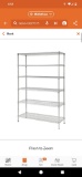 HDX (Damaged) (Missing a Shelf) 6-Tier Commercial Grade Heavy Duty Steel Wire Shelving Unit in