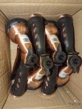 Box of 4 Orbit 7-Pattern Zinc Front Trigger Spray Hose Nozzle - Copper, Retail Price $13/Each,