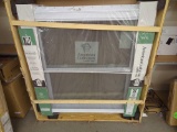 American Craftsman 37.75 in. x 40.75 in. 70 Series Low-E Argon Glass Double Hung White Vinyl Fin