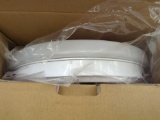 15 in. White Selectable LED Flush Mount with Motion Sensor and EM Backup, Appears to be New in