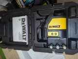 DEWALT 100 ft. Green Self-Leveling Cross Line Laser Level with (3) AA Batteries & Case, Model