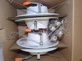 Lot of 2 Commercial Electric 5/6 in. Integrated LED White Dimmable Recessed Light Trim with