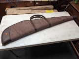 ALLEN BRAND BROWN COLORED RIFLE SOFT CASE. IT MEASURES 47