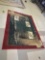 MACHINE MADE AREA RUG, RED, GREEN, AND CREAM, 62