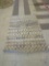 MACHINE MADE AREA RUG, CREAM AND GRAY, 68