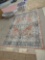 MACHINE MADE Vintage STYLE Zara Medallion Orange Area Rug 105