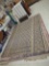 NULOOM JUTE AREA RUG, BLUE CROSS ACCENTS, 95