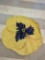FLORAL MACHINE MADE AREA RUG, APPROX 36