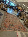 MACHINE MADE AREA RUG, LAUREL ORIENTAL STYLE , RUST RED, BLUE, GREEN , ORANGE 120