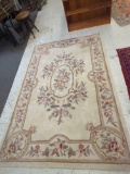 NOURISON AUBUSSON GARDEN FLORAL MACHINE MADE AREA RUG, 5'X7'9