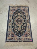 MACHINE MADE AREA RUG, SMALL, BLUE, CREAM, PINK, 39