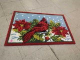 HOLIDAY DECOR HAND HOOKED HOLIDAY ACCENT RUG. 20