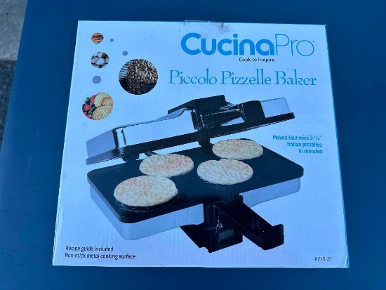 Cucina Pro- Piccolo Pizzelle Baker - ( Unclaimed Freight, Overstock, Return Merchandise)
