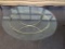 Classic Labarge Brass and Oval Glass Coffee Table, Approximate Dimensions - 16