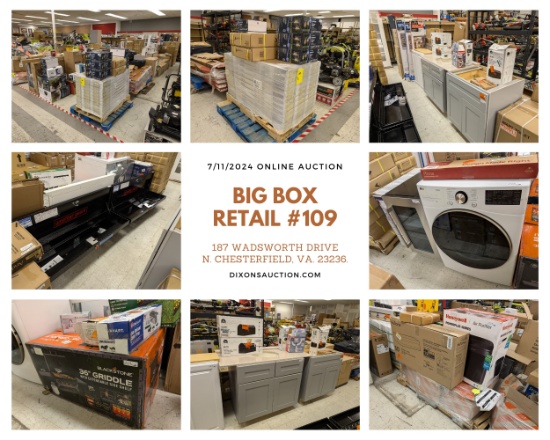 Big Box Retail Open Box & Returns Online Sale #109