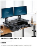 VARIDESK ProPlus36 Standing desk