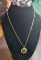 Gold Plated 18 in Heart Chain $2 STS