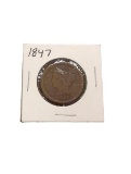 1847 Large Cent