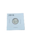 1942 Dime - Mercury - split bands
