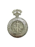 1942 Walking Liberty (1942) America Historic Society Pocket Watch (may not work)