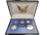 1937 Walking Liberty Half plus 4 other coins