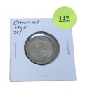 1929 Canada - 25 cents - silver