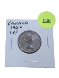 1962 Canada - 25 cents - silver