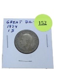 1934 Great Britain - 1S - silver