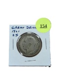 1921 Great Britain - 2S - silver